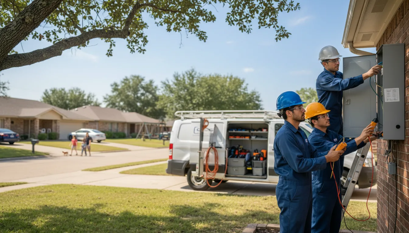 Certified electrician providing emergency electrical services in Grand Ridge, FL
